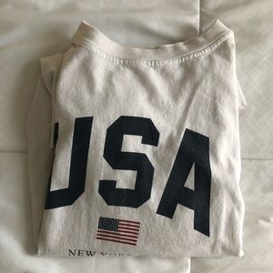 oversized USA pacsun shirt